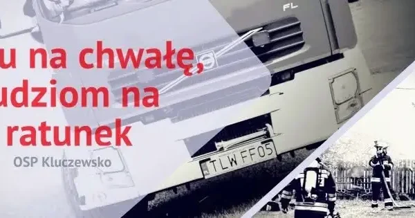 OSP Kluczewsko dziękuje firmie AWEMAK za wsparcie w poprawie bezpieczeństwa