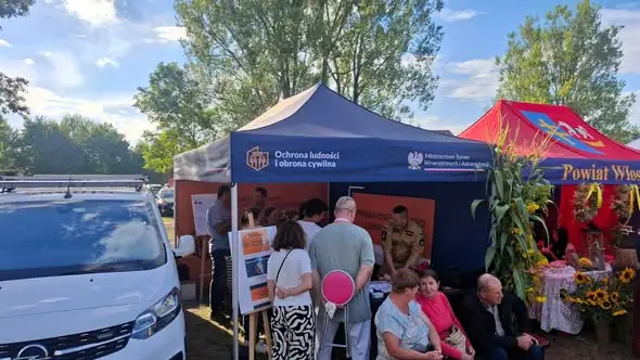 Akademia OLiOC na Dożynkach w Seceminie: edukacja o bezpieczeństwie