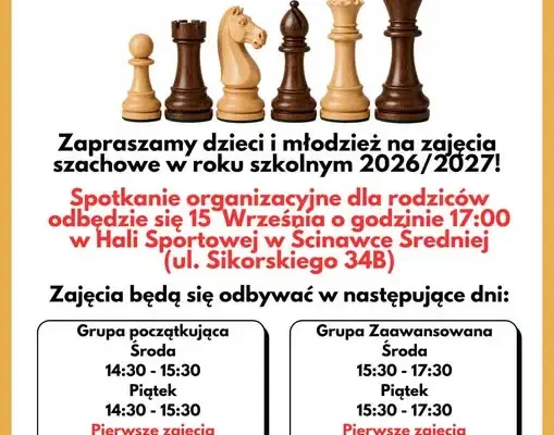 UKS Giecek Radków otwiera nabór do sekcji szachowej na rok szkolny 2026/2027
