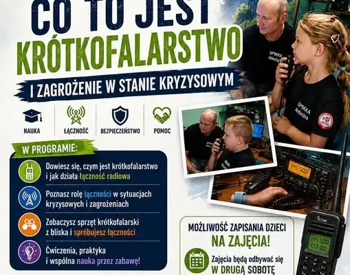 Krótkofalarstwo w Czarncy: bezpłatne warsztaty w OSP – pierwsze zajęcia już 19 września