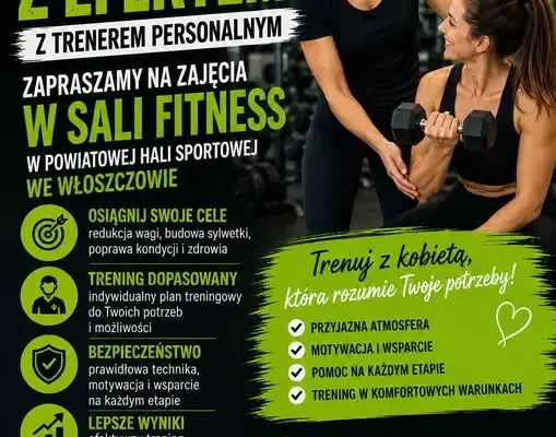 Ruszają zajęcia fitness w hali sportowej we Włoszczowie