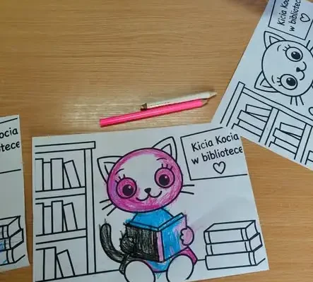Przedszkolaki z Wambierzyc na pierwszych zajęciach w bibliotece