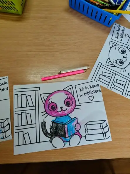 Przedszkolaki z Wambierzyc na pierwszych zajęciach w bibliotece