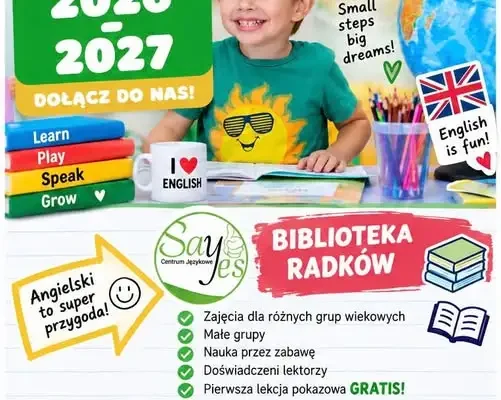 Angielski w Radkowie – trwają zapisy na nowe zajęcia dla dzieci