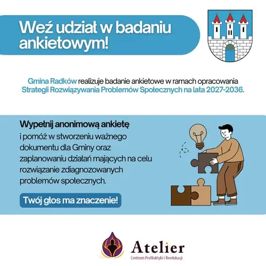 Gmina Radków pyta mieszkańców o problemy społeczne – wypełnij ankietę online