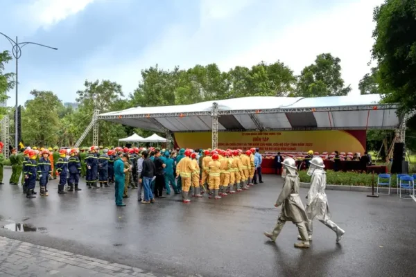 Młodzi strażacy z Oleszna zorganizowali grę terenową dla drużyny z Krasocina