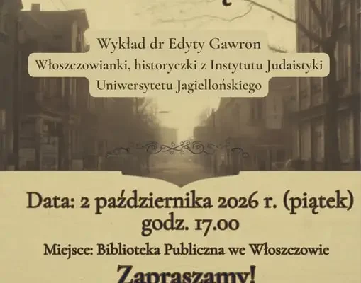 Wykład o żydowskich rodzinach z Włoszczową w tle – spotkanie w bibliotece