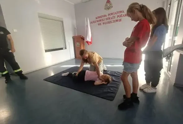 Młodzieżowa Drużyna Pożarnicza z Włoszczowy szkoliła się z pierwszej pomocy