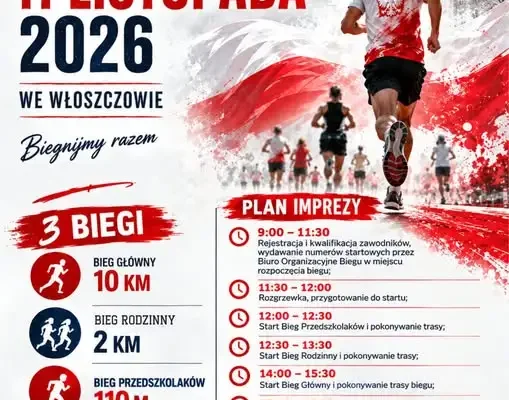 14. Bieg Niepodległości we Włoszczowie – zapisy trwają