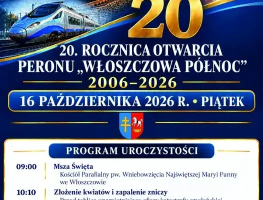 Włoszczowa uczci 20-lecie Peronu „Włoszczowa Północ”