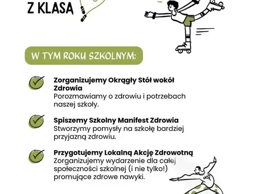 Szkoła we Włoszczowie dołącza do programu „Zdrowie z Klasą”